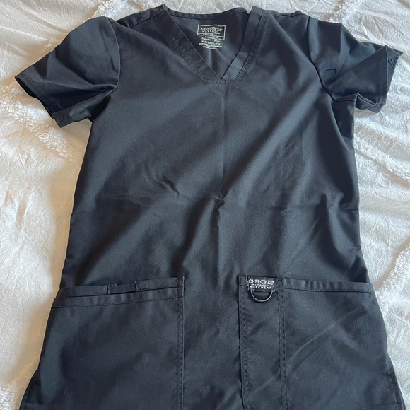 Black Cherokee scrub top - Picture 1 of 2